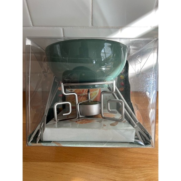 Mini Ceramic Chocolate Fondue Set - Picture 6 of 6